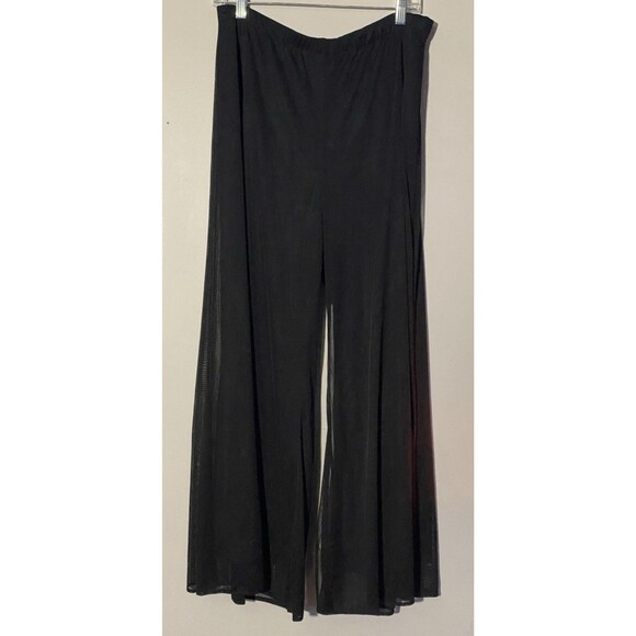 Dress Barn Collection Pants Sheer Lined Palazzo Dress XL Petite - Picture 9 of 11